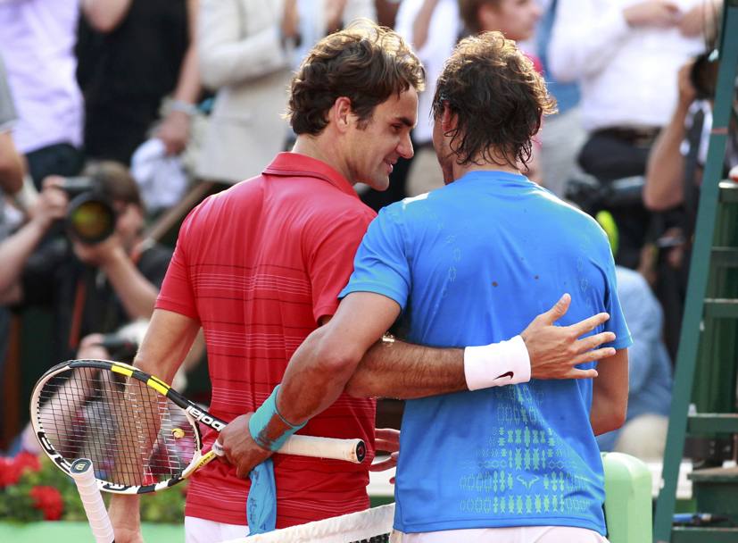 Roland Garros 2011: quarta finale sulla terra rossa di Parigi. E&#39; sempre Nadal a trionfare (7-5 7-6 5-7 6-1). Reuters